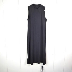 Eileen Fisher Dress Womens SZ S Sleeveless Tank Midi Lagenlook Minimalist Casual